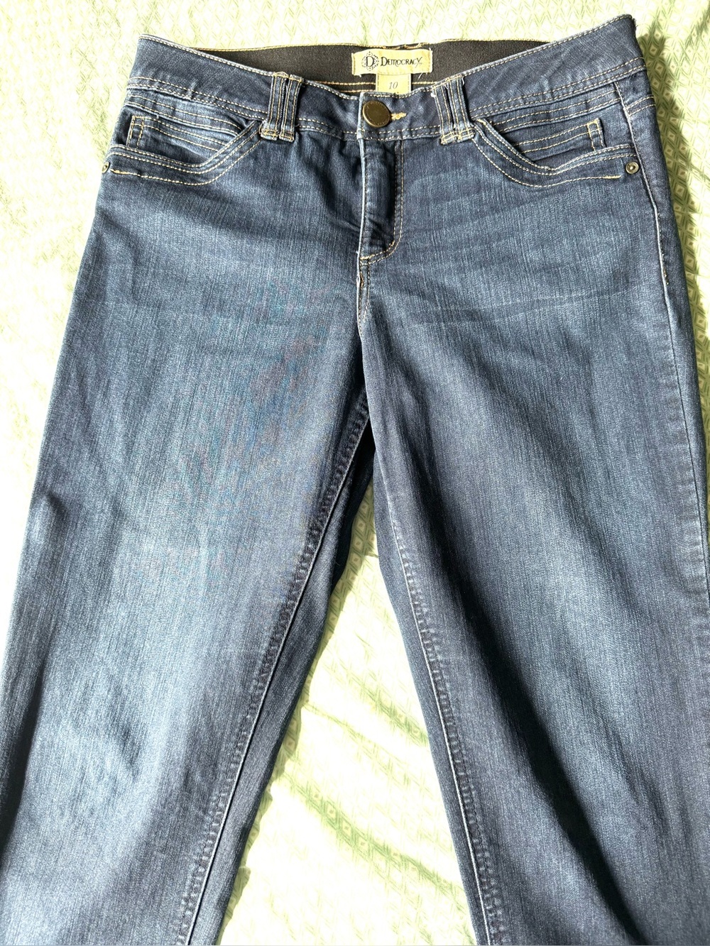 Democracy Ab Technology Size 10 Skinny Jeans Stretch Dark Wash